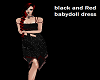 G/black Babydoll Dress