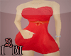 redish dress
