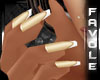 iF! gold manicure nails