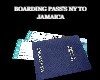 Boarding Pass NY/Jamacia