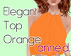 Elegant Top Orange