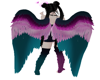 pastel goth angel wings