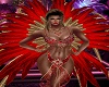 Red/Gold Showgirl Wings