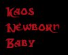 Kaos Newborn Baby n crib