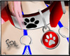 Red Paw Collar