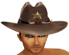 Western Sheriff Hat Brn
