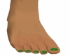 Irish green toe nails