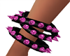 Toxic Pink Spiked Bangle