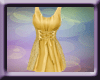 Golden corset dress