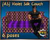 [AS] Violet Silk Couch