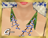 G- Blue Flower Necklace