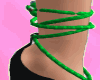 PW*Heels tie up green