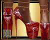 [L] Red Christmas Heels