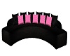 Black/Pink Couch