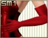 SM1 Slender Red Gloves