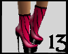 13 PVC Short Boot Pink