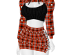 Red Skull Plaid Fit