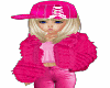 Pink Fur Childs Coat