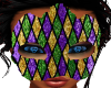 Mardi Gras Crystal Mask