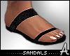 !A Breezy Sandals - Coal