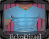 ED-Muscled T-shirt blue