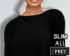 Black Sweater Crop -SA