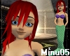 Red Mermaid Hair