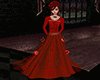 kids red vampire dress