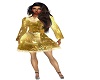 Gold Snowflake Dress