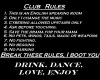 Club Rules SIGN