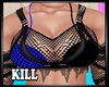 Fishnet Black Blue