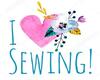 I♥SEWING CROCHE CHAIR