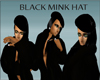 (MB)BLACK MINK HAT