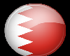 Bahrain Button Sticker