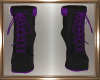  Purple Biker Boots