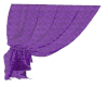 Purple sheer curtains