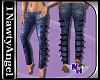 (1NA) Buckle Jeans