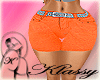 (J)Orange Steel Shorts