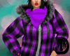 D Purple Winter Coat