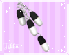 T|Pill Earrings Black