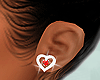 Icy Heart Earrings