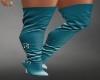 SM Long Teal Boots