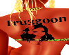 Tru3goon Custom back tat