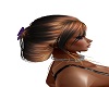 Brown & Blk Updo w bow