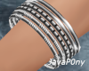 Silver Braid Bracelet L1