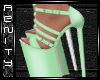 [R] Green Sexy Heels