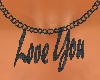 Love You necklace B M
