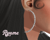 R. Silver Earrings