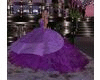 Big Purple Wedding Dress