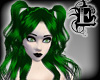 Dark green Kazano hair